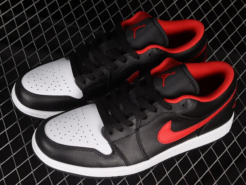 All categories Air Jordan Jordan series basketball shoes Air Jordan 1 Low G version pure original Air Jordan 1 Low "White Toe" AJ1 Joe 1 small black red toe low-top basketball shoes 553558-063